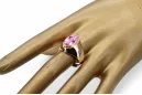 Ring Amethyst Original Vintage 14K Rose Gold Vintage craft vrc077r